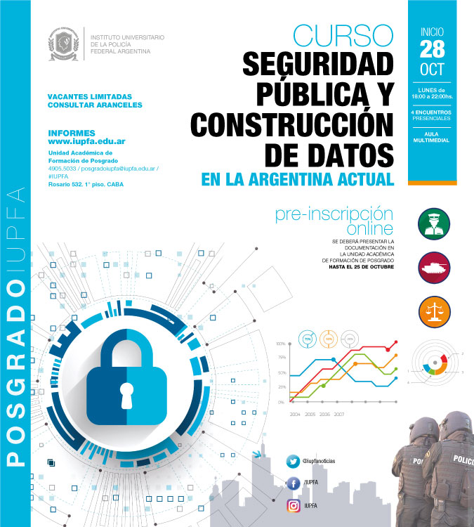28 DE OCTUBRE . SEGURIDAD PÚBLICA Y CONSTRUCCIÓN DE DATOS EN LA ARGENTINA ACTUAL . IUPFA