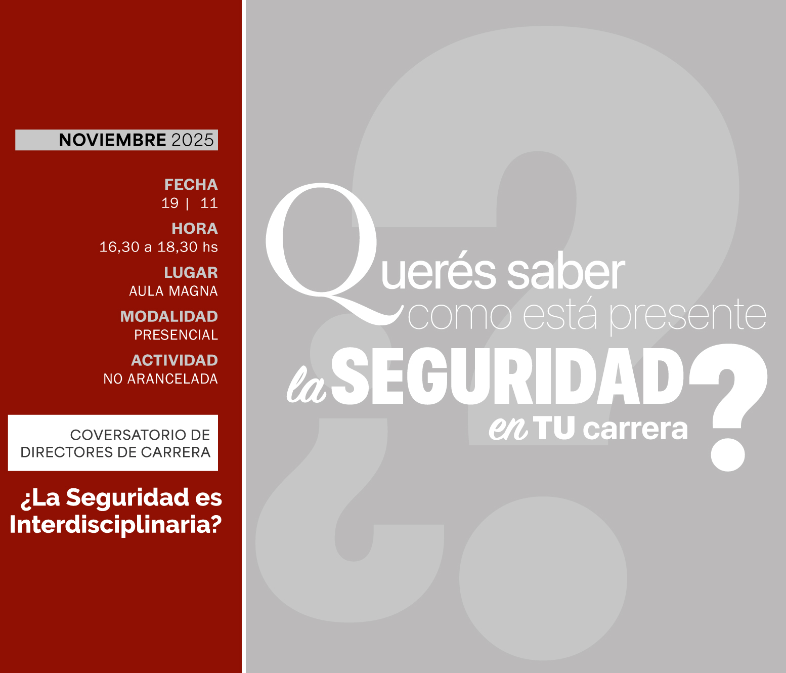 CONVERSATORIO DE DIRECTORES DE CARRERAS - IUPFA